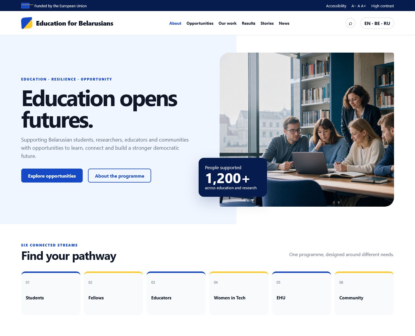 Aiškūs keliai į galimybes – desktop maketas