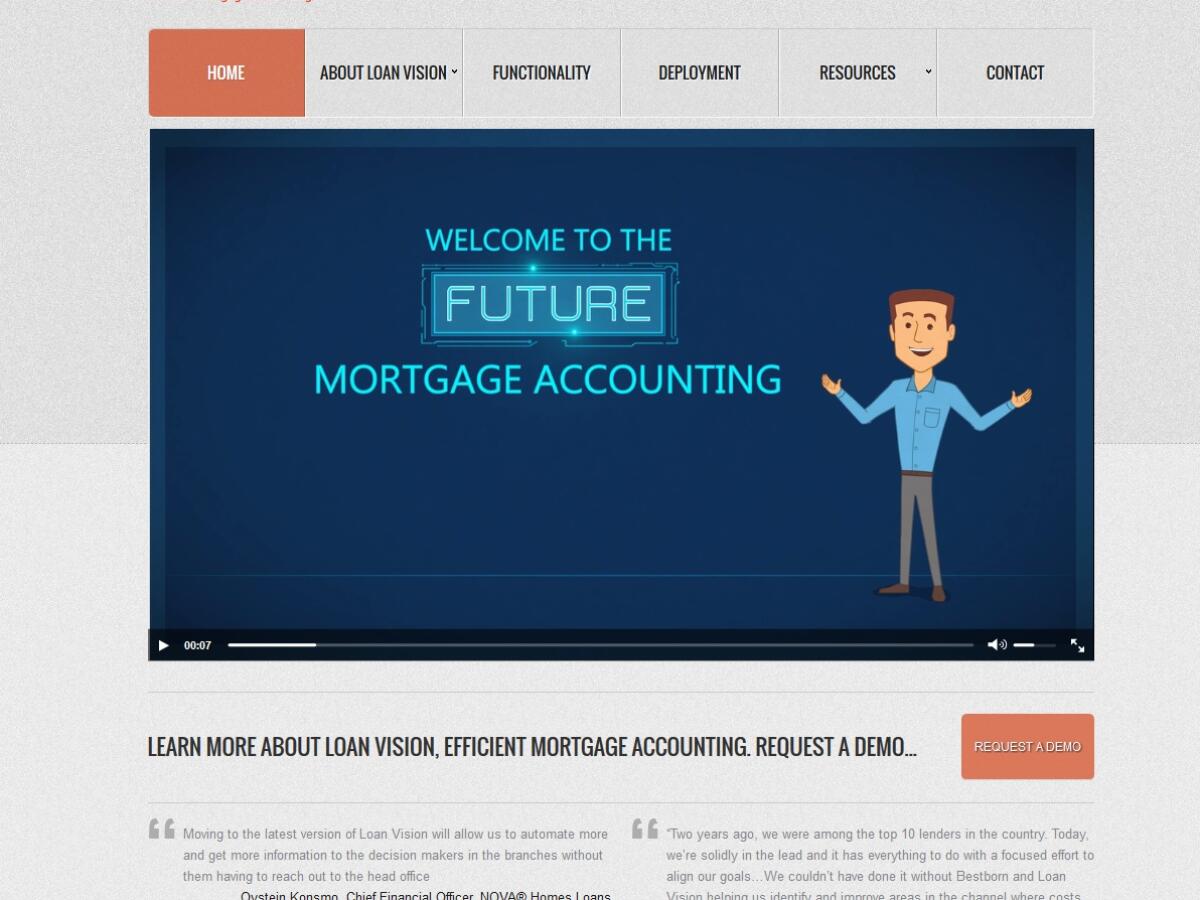 „Loan Vision“ ekrano nuotrauka