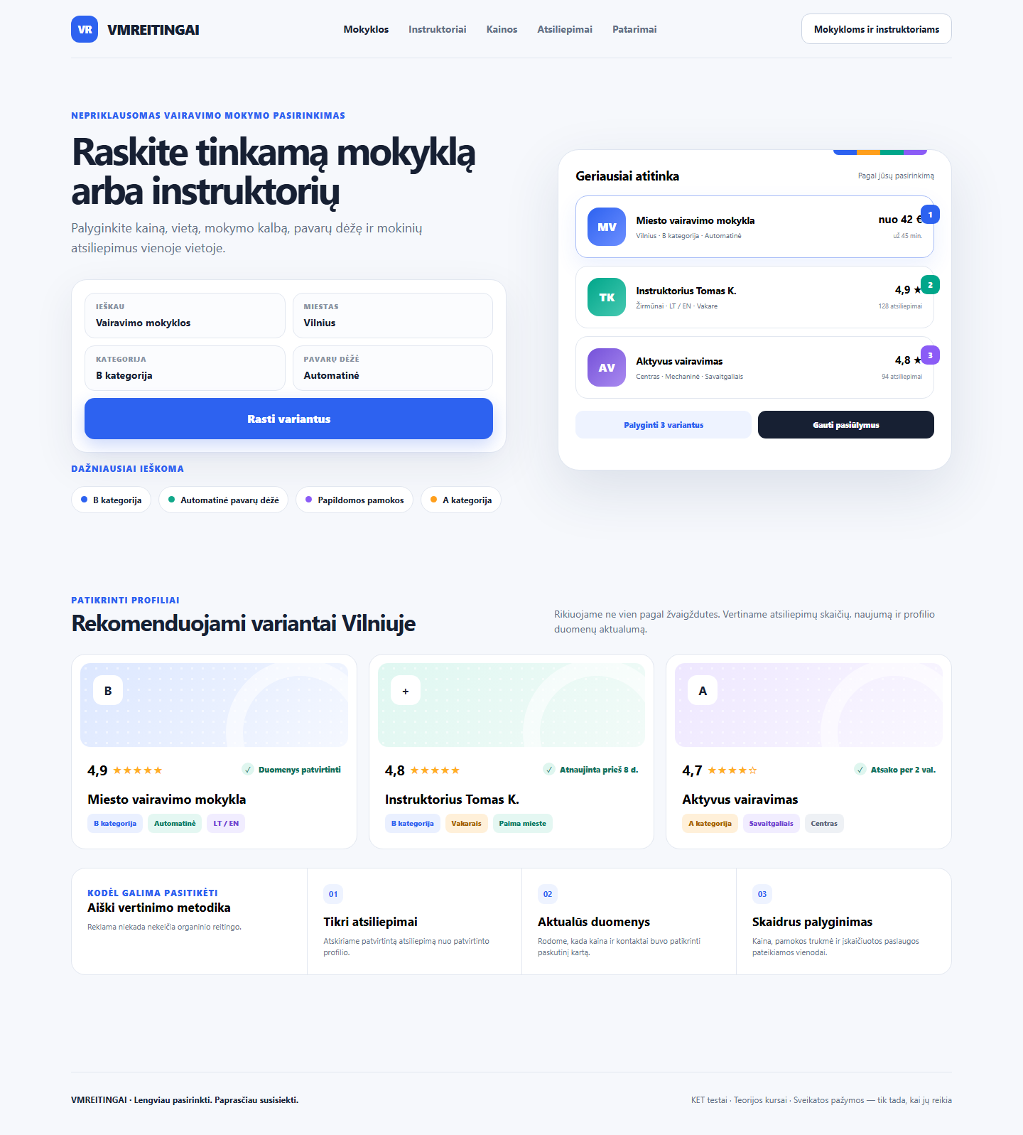 VMREITINGAI paieška pirmiausia desktop dizaino variantas